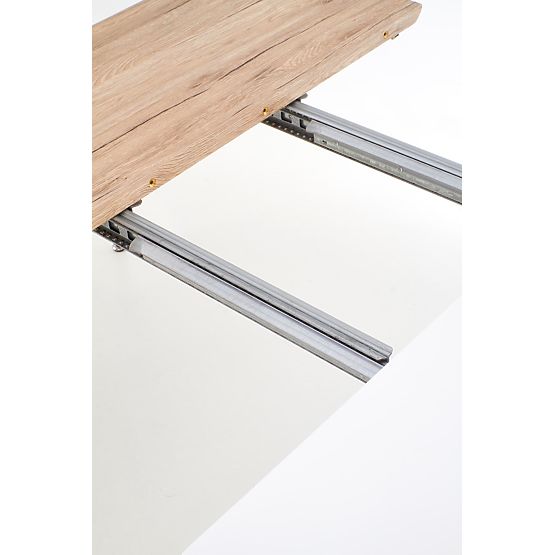 Table extensible CALIBER blanc / chêne san remo (1p=1pc)