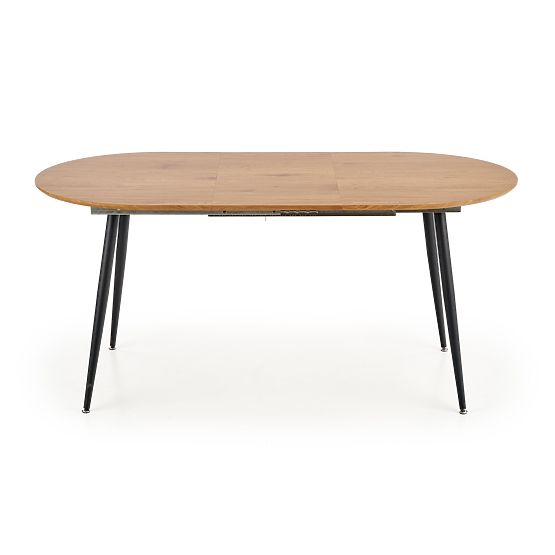 Table extensible COLORADO, plateau - chêne doré, cadre - noir (2p=1ks)