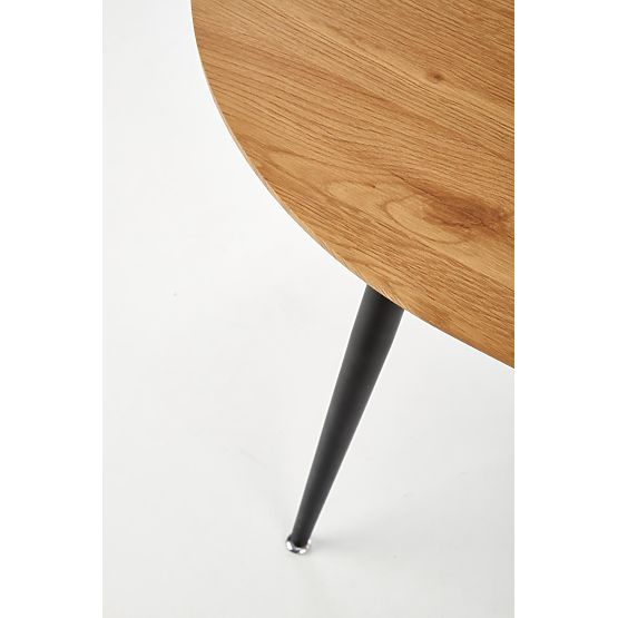 Table extensible COLORADO, plateau - chêne doré, cadre - noir (2p=1ks)