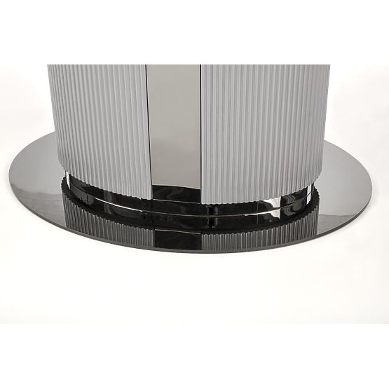 Table extensible DANCAN, marbre blanc / gris / gris clair / noir (3p=1ks)