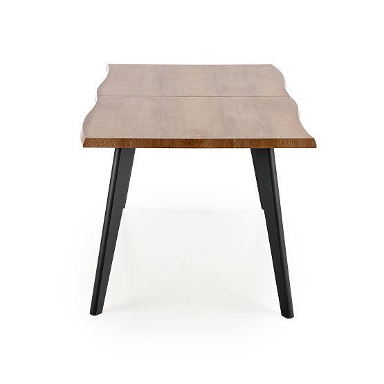 Table extensible DICKSON 120-180/80 cm, plateau - naturel, pieds - noirs (2p=1ks)