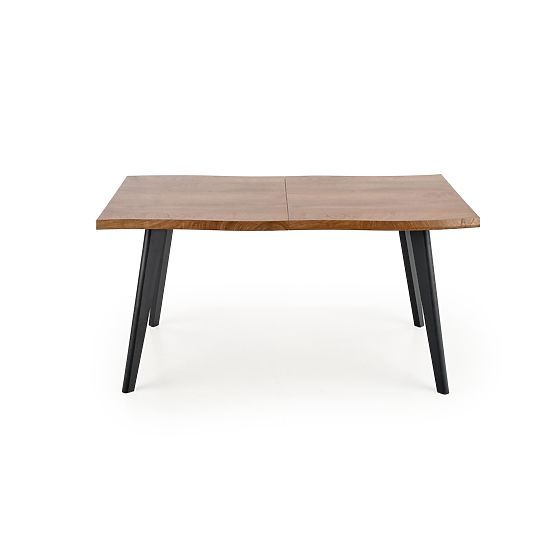 Table extensible DICKSON 120-180/80 cm, plateau - naturel, pieds - noirs (2p=1ks)
