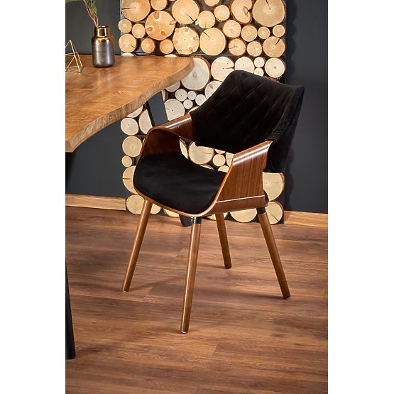 Table extensible DICKSON 120-180/80 cm, plateau - naturel, pieds - noirs (2p=1ks)