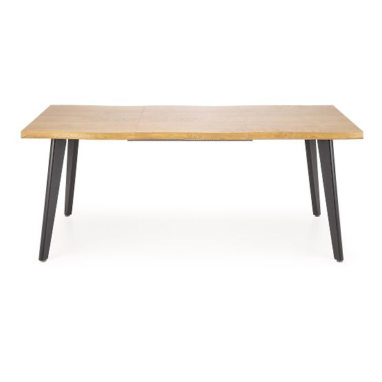 Table extensible DICKSON 2 150-210/90 cm, plateau - naturel, pieds - noirs (2p=1ks)