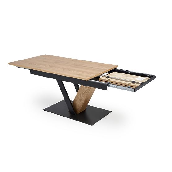 Table extensible FANIS, naturel / noir (3p=1ks)