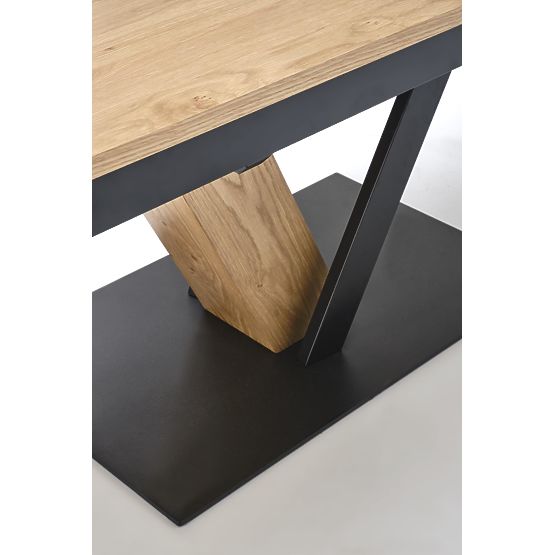 Table extensible FANIS, naturel / noir (3p=1ks)