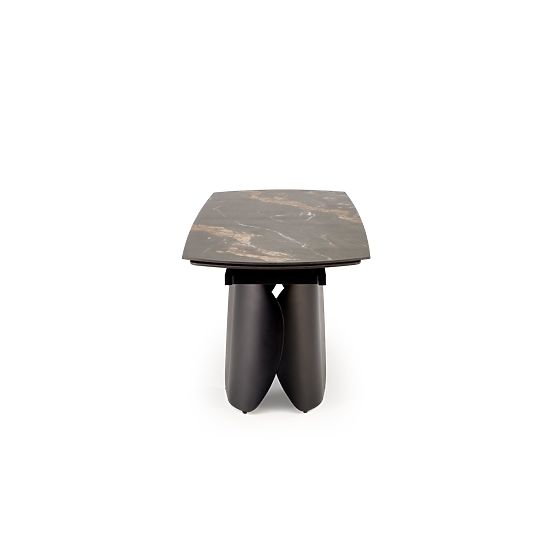 Table extensible FORUM, marbre noir / noir (3p=1ks)