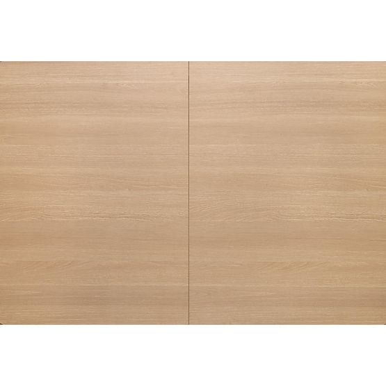 Table extensible GIACOMO, plateau - naturel, pied - noir (2p=1ks)