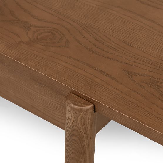 Table extensible Iselio 160-200 cm, rectangulaire, marron