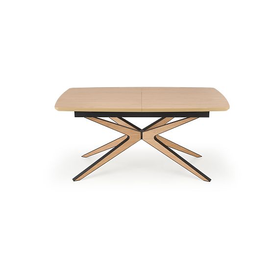 Table extensible JAMES, naturel / noir (2p=1ks)