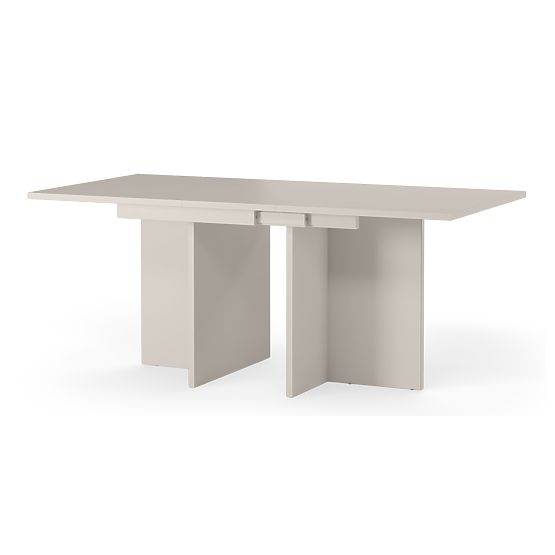 Table extensible Jose 140-200 cm, rectangulaire, cachemire