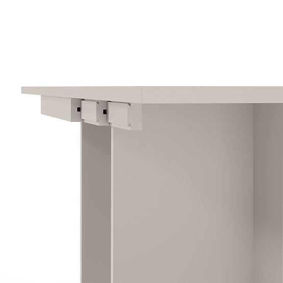 Table extensible Jose 140-200 cm, rectangulaire, cachemire