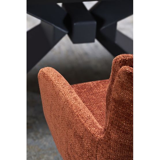 Table extensible LUCIANO, plateau : marbre bleu (2p=1ks)