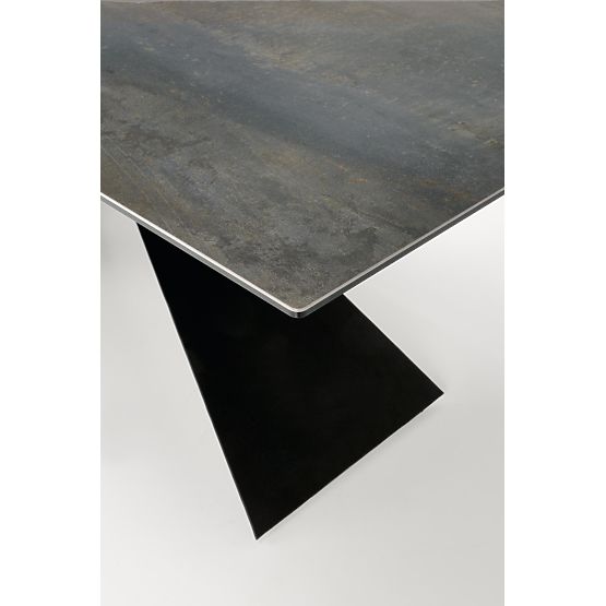 Table extensible LUCIANO, plateau : marbre bleu (2p=1ks)