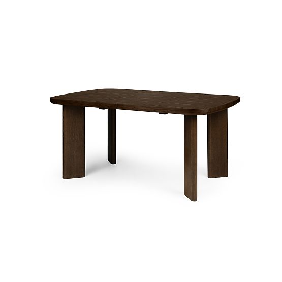 Table extensible Marbella 160-200 cm, rectangulaire, chêne foncé