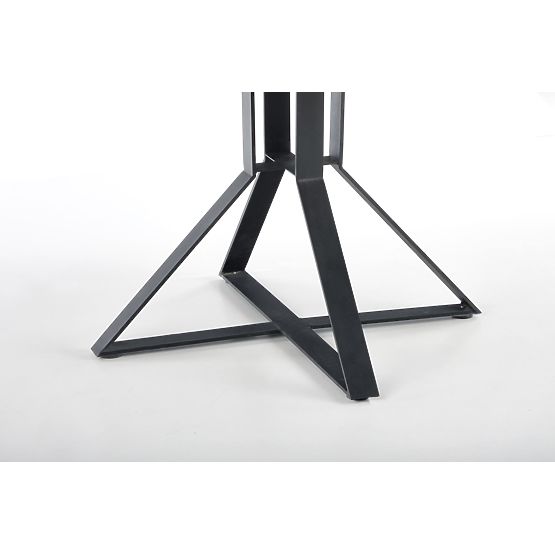 Table extensible MERCY, plateau - chêne doré, pieds - noirs (2p=1ks)