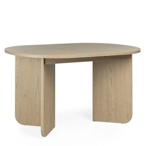 Table extensible Mou 140-200 cm, Chêne Cremona Torro, plateau ovale