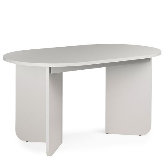 Table extensible Mou 140-200 cm, couleur cachemire, plateau ovale