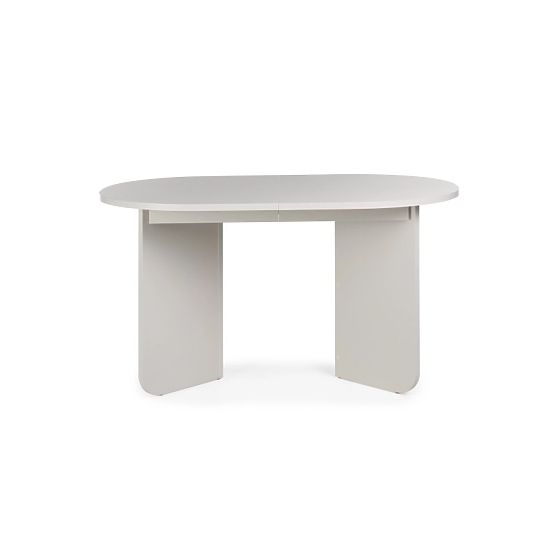 Table extensible Mou 140-200 cm, couleur cachemire, plateau ovale