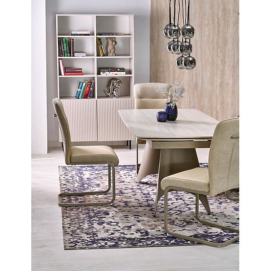 Table extensible SALIX, travertin / cachemire (2p=1ks)