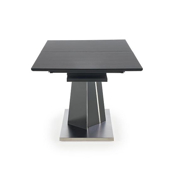 Table extensible SALVADOR plateau - cendre foncée, pieds - cendre foncée (3p=1ks)