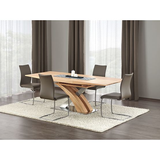 Table extensible SANDOR chêne doré (3p=1ks)