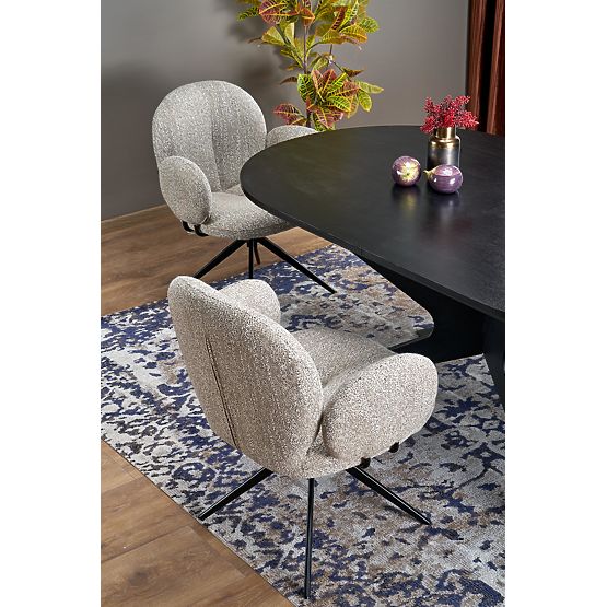 Table extensible SANDRO, noir (2p=1ks)