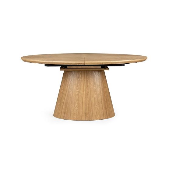 Table extensible Solan 160-200 cm, ovale, naturel
