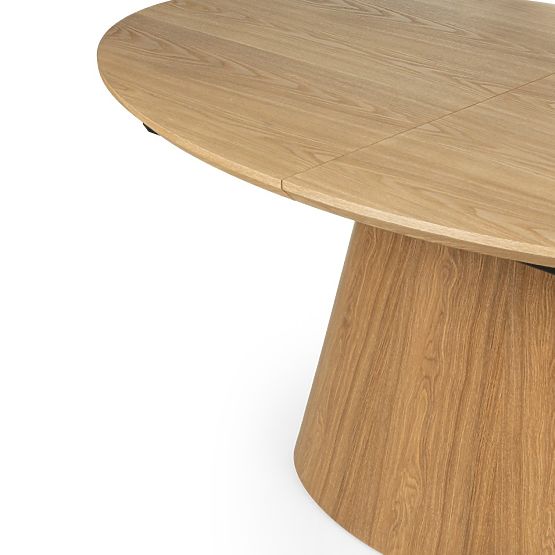 Table extensible Solan 160-200 cm, ovale, naturel