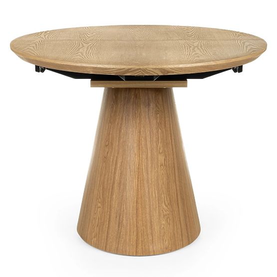 Table extensible Solan 160-200 cm, ovale, naturel