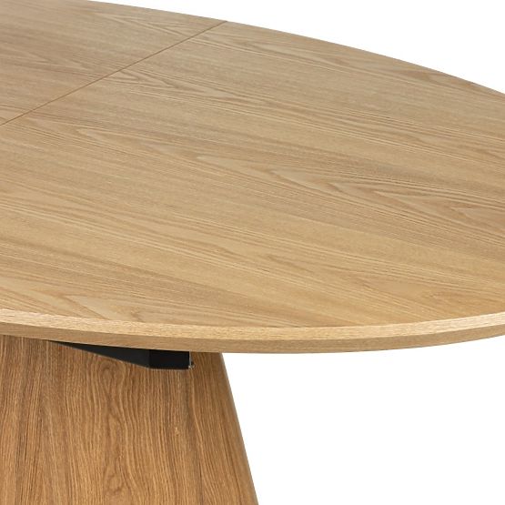Table extensible Solan 160-200 cm, ovale, naturel