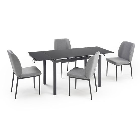 Table JASPER + 4 chaises (3p=1ks)