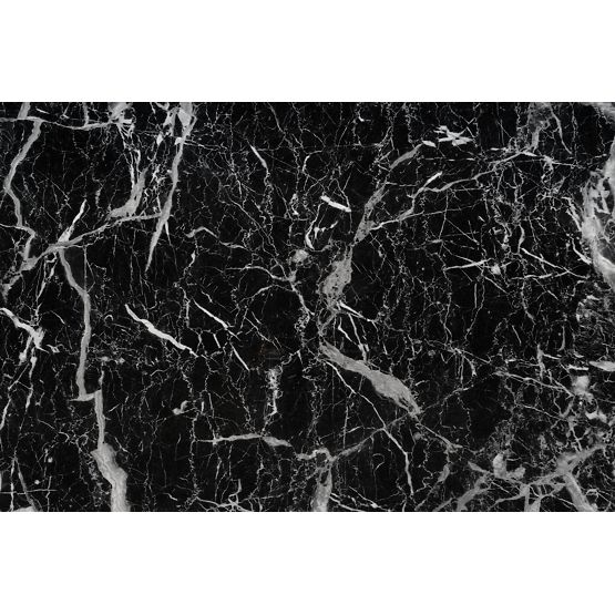 Table KONAMI, plateau - marbre noir, pieds - dorés (2p=1pc)