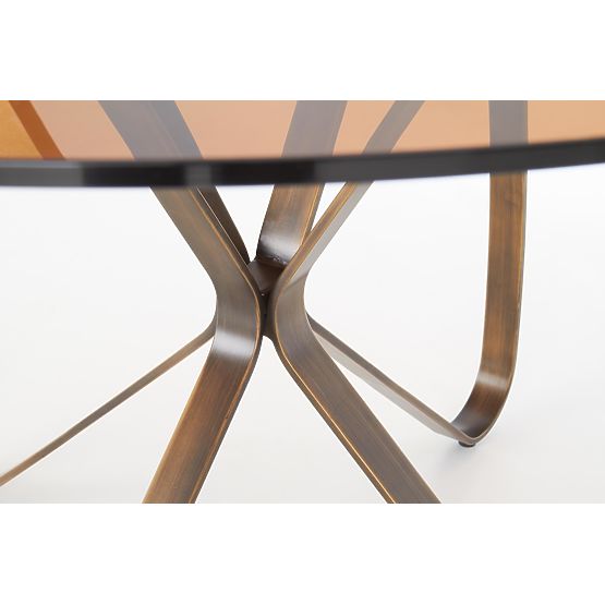 Table LUNGO doré antique / marron (2p=1pc)