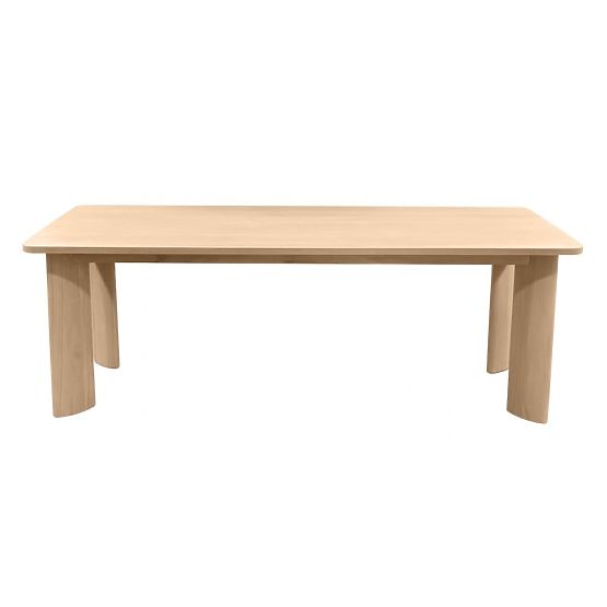 Table à manger Bali 220 cm, crème blanc