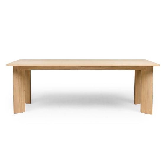 Table à manger Bali 220 cm, crème blanc