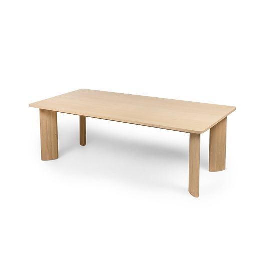 Table à manger Bali 220 cm, crème blanc