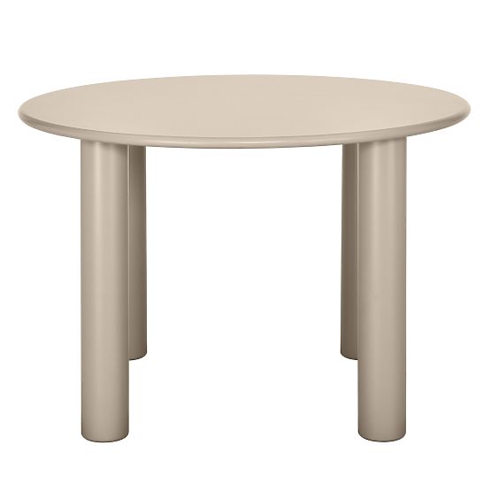 Table à manger Joki 110 cm, rond, beige foncé