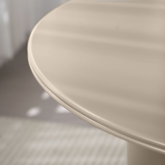 Table à manger Kairo 120 cm, rond, beige foncé