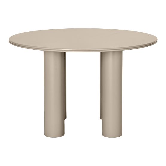 Table à manger Kairo 120 cm, rond, beige foncé