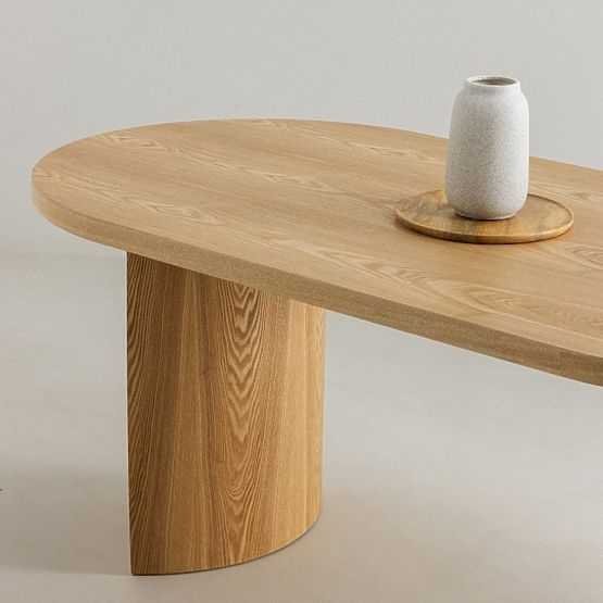 Table à manger ovale Portofino, frêne