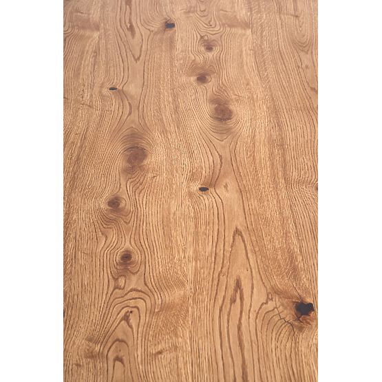 Table à manger PEREZ - chêne clair/noir