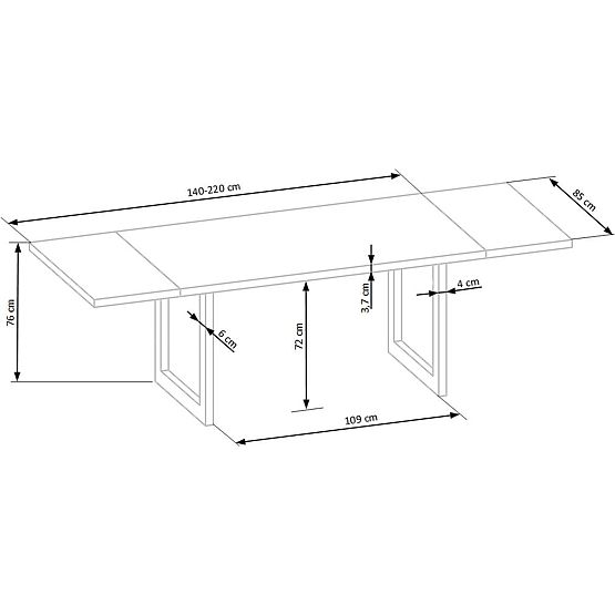 Table à manger RADUS 140