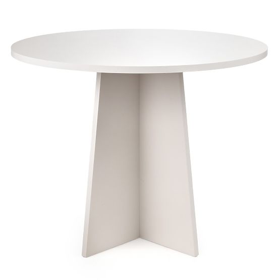 Table à manger rond Merlo 100 cm, cachemire