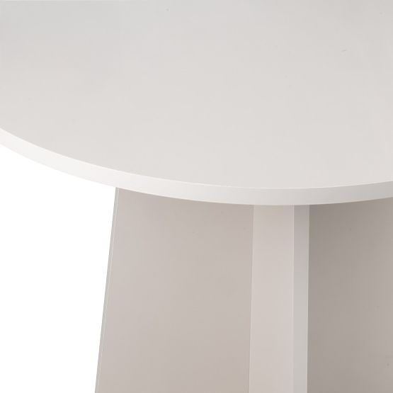 Table à manger rond Merlo 100 cm, cachemire