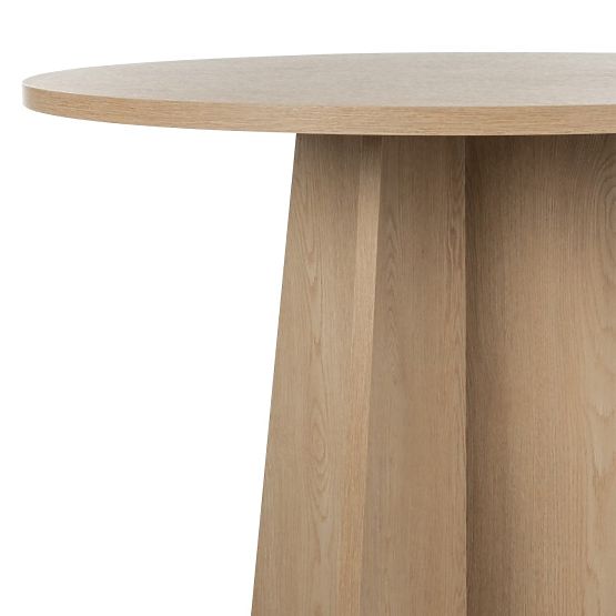 Table à manger rond Merlo 100 cm, Chêne Cremona Torro