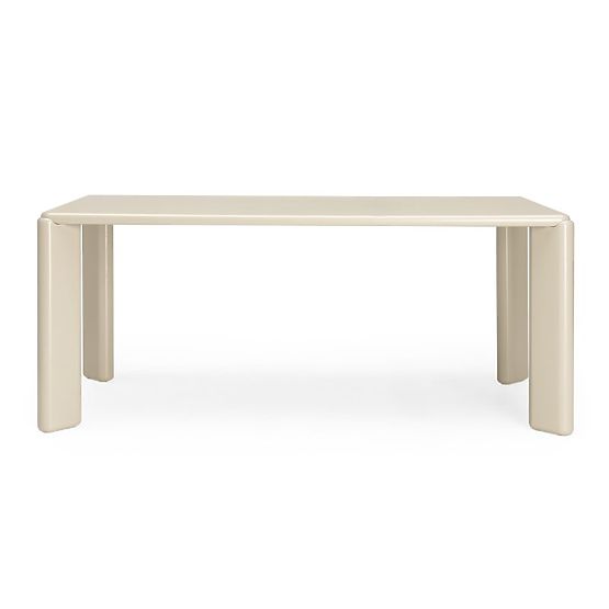Table à manger Tao 180x90 cm, beige