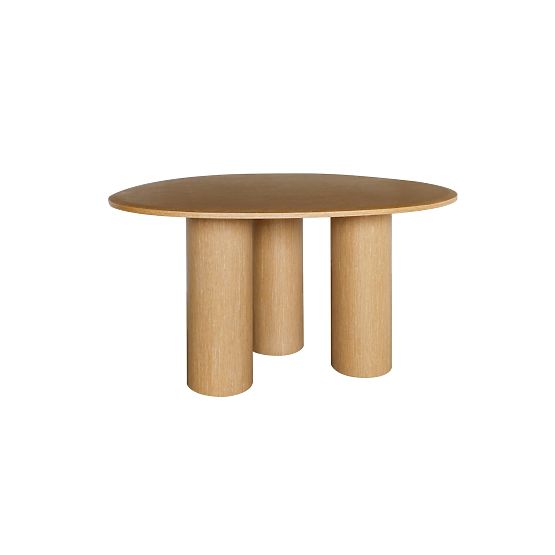 Table à manger Vesper 140 cm, chêne naturel