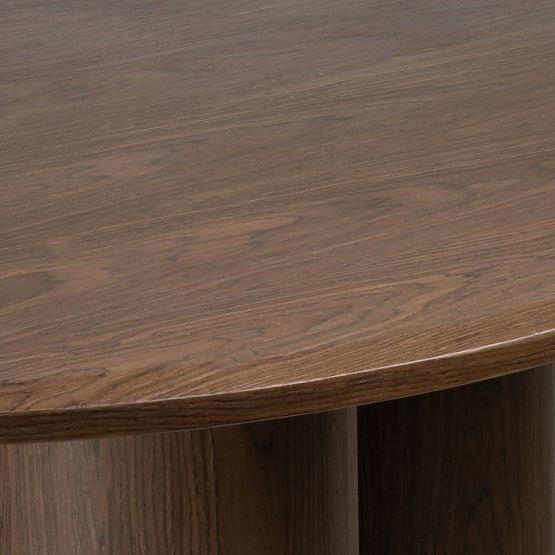 Table à manger Vesper 140 cm, noyer foncé