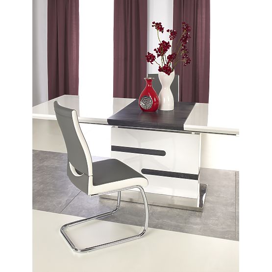 Table MONACO blanc / gris
